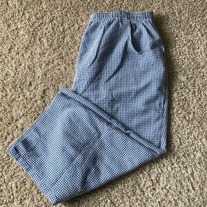 Summer Gingham Capri Pants Size M